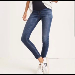 Madewell maternity jeans— over the belly 27